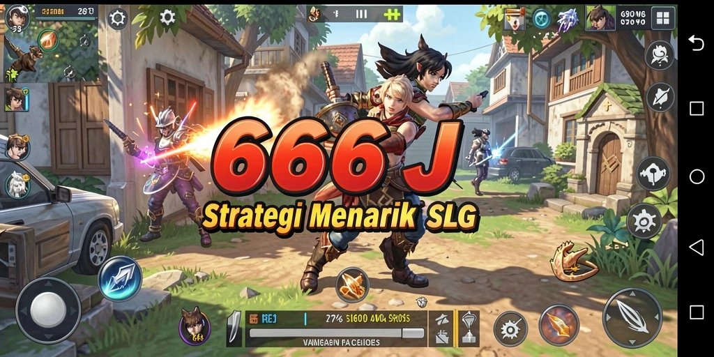 Menampilkan gameplay seru di dunia strategi SLG.