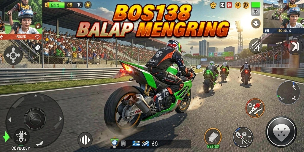 Gameplay seru di BOS138 dengan balapan motor yang adrenalin tinggi.