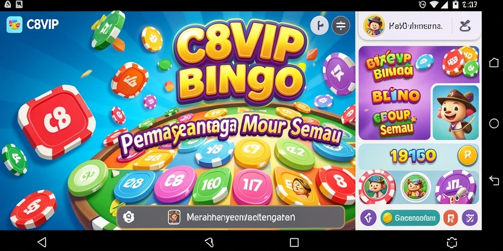Tampilan gameplay C8VIP yang interaktif dan menarik.
