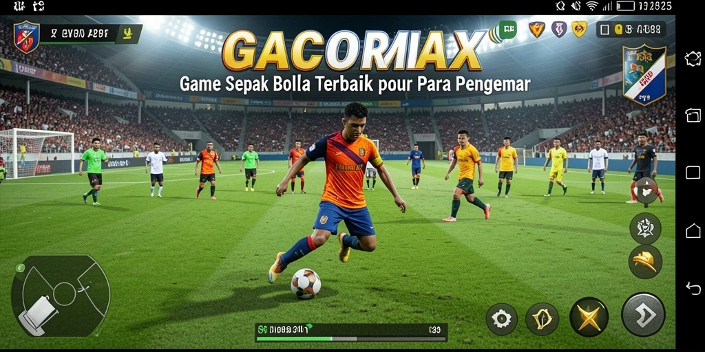 Gameplay GACORMAX yang mengesankan di lapangan sepak bola.