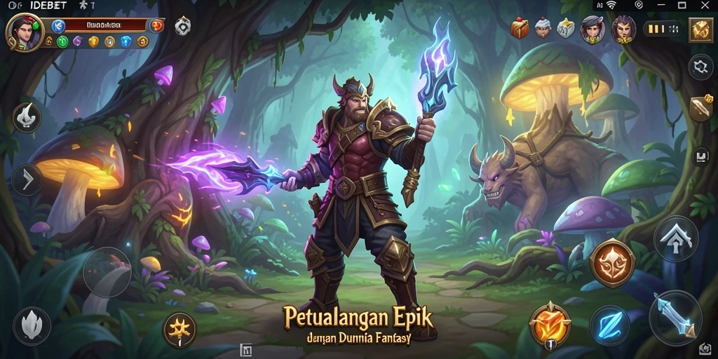 Gameplay menarik dalam IDEBET dengan visual yang memukau.