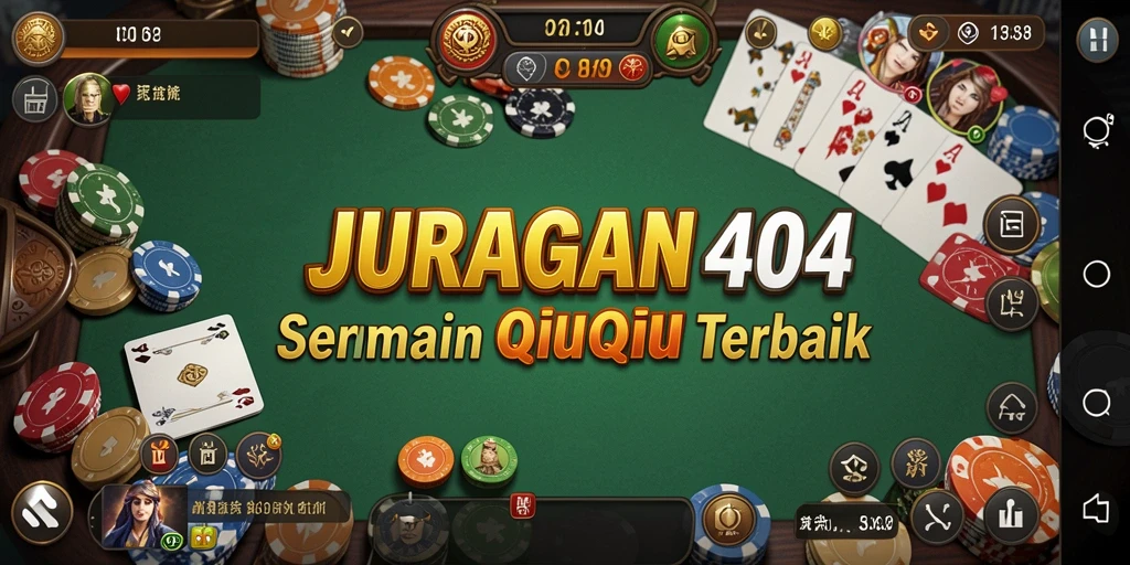 Gameplay seru dari JURAGAN404 dalam aksi QiuQiu.