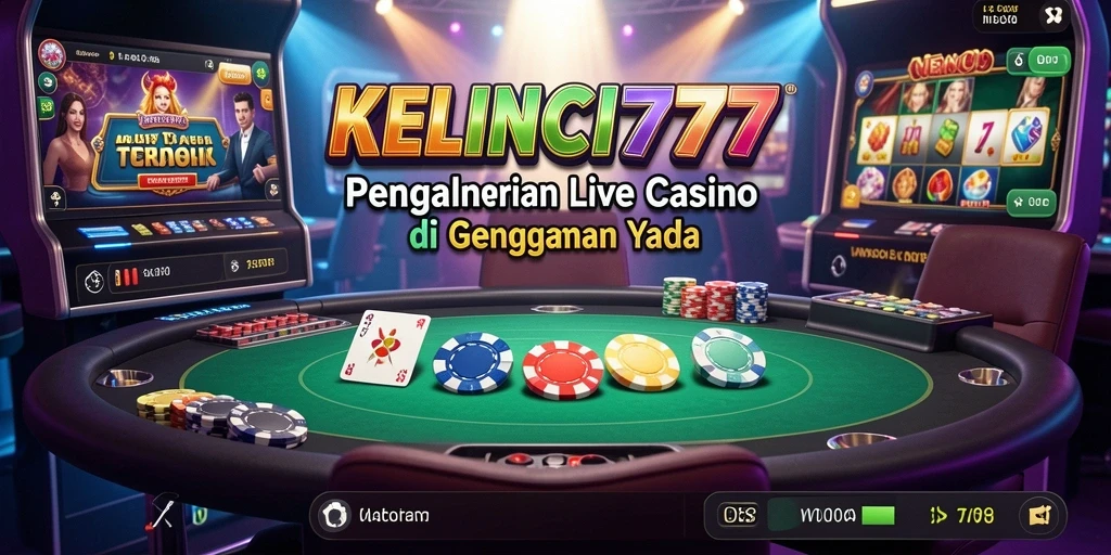 Screenshot gameplay KELINCI777 yang menampilkan suasana Live Casino yang seru.