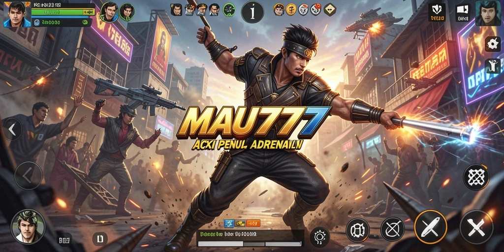Screenshot utama MAU777 menampilkan aksi mendebarkan dan grafis menakjubkan.