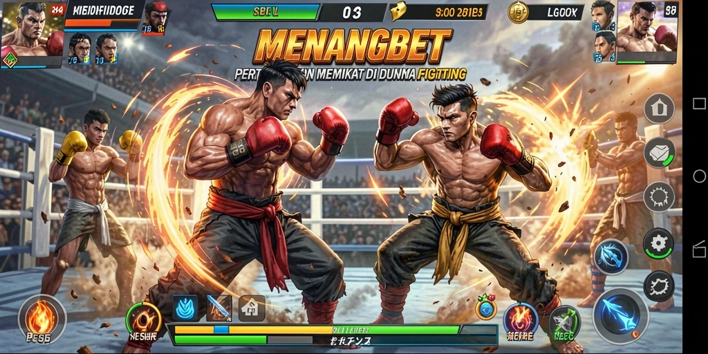 Gameplay seru yang menampilkan aksi pertarungan MENANGBET.