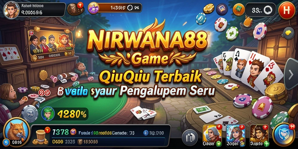 Tampilan gameplay menarik dari NIRWANA88 saat bermain QiuQiu.