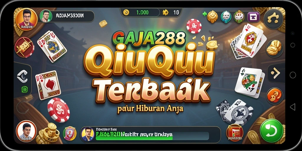 Screenshot gameplay RAJA288 yang penuh aksi QiuQiu.