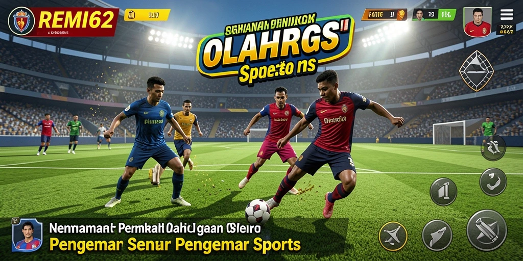 Tangkapan layar REMI62 menunjukkan aksi seru dalam permainan olahraga.