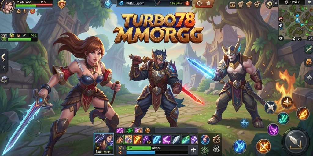 Gameplay TURBO78 yang seru dalam dunia MMORPG.