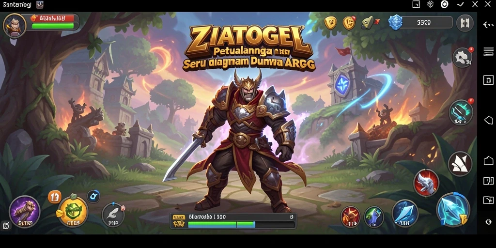 Gameplay ZIATOGEL yang seru dan mendebarkan dalam dunia ARPG.